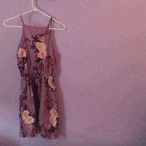 Purple Floral Dress